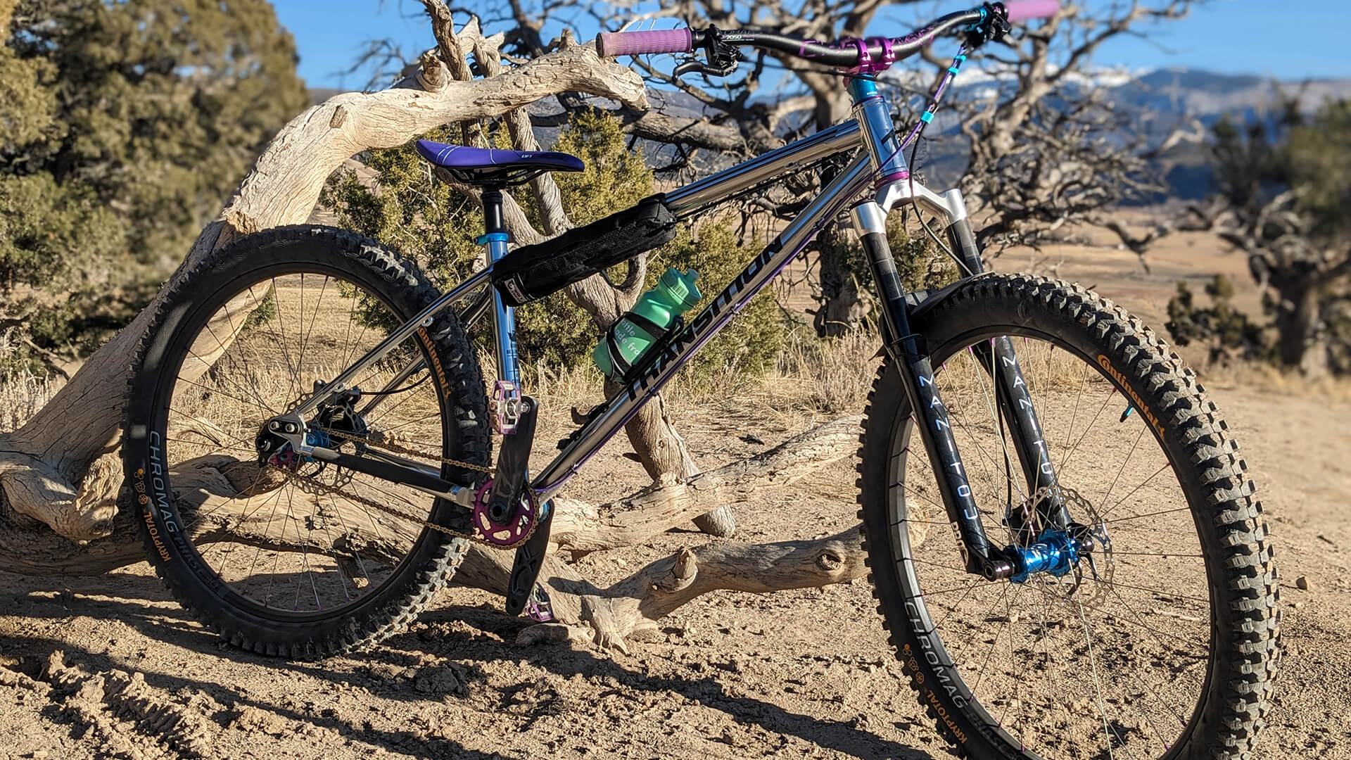 Transition bike in the desert